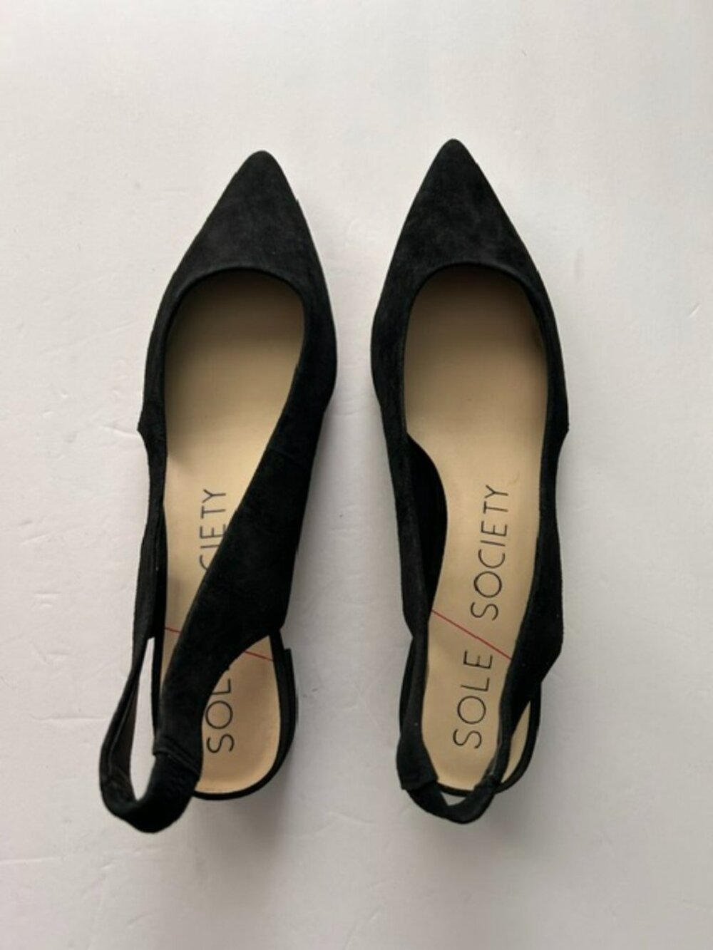 NWT Sole Society Suede Slingback Pumps, Size 8M
